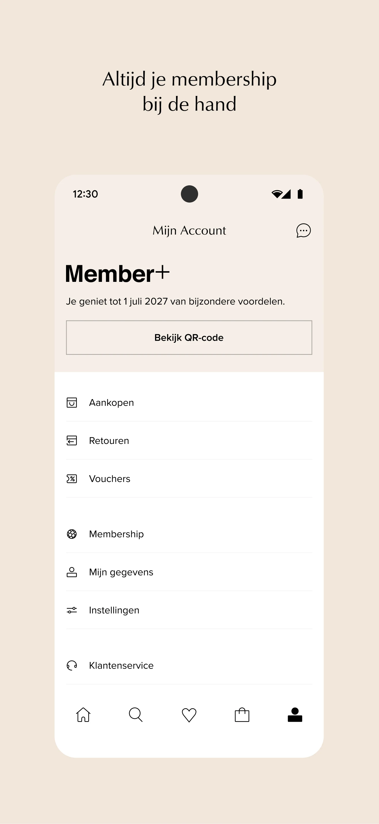 De Bijenkorf – Online shopping screenshot
