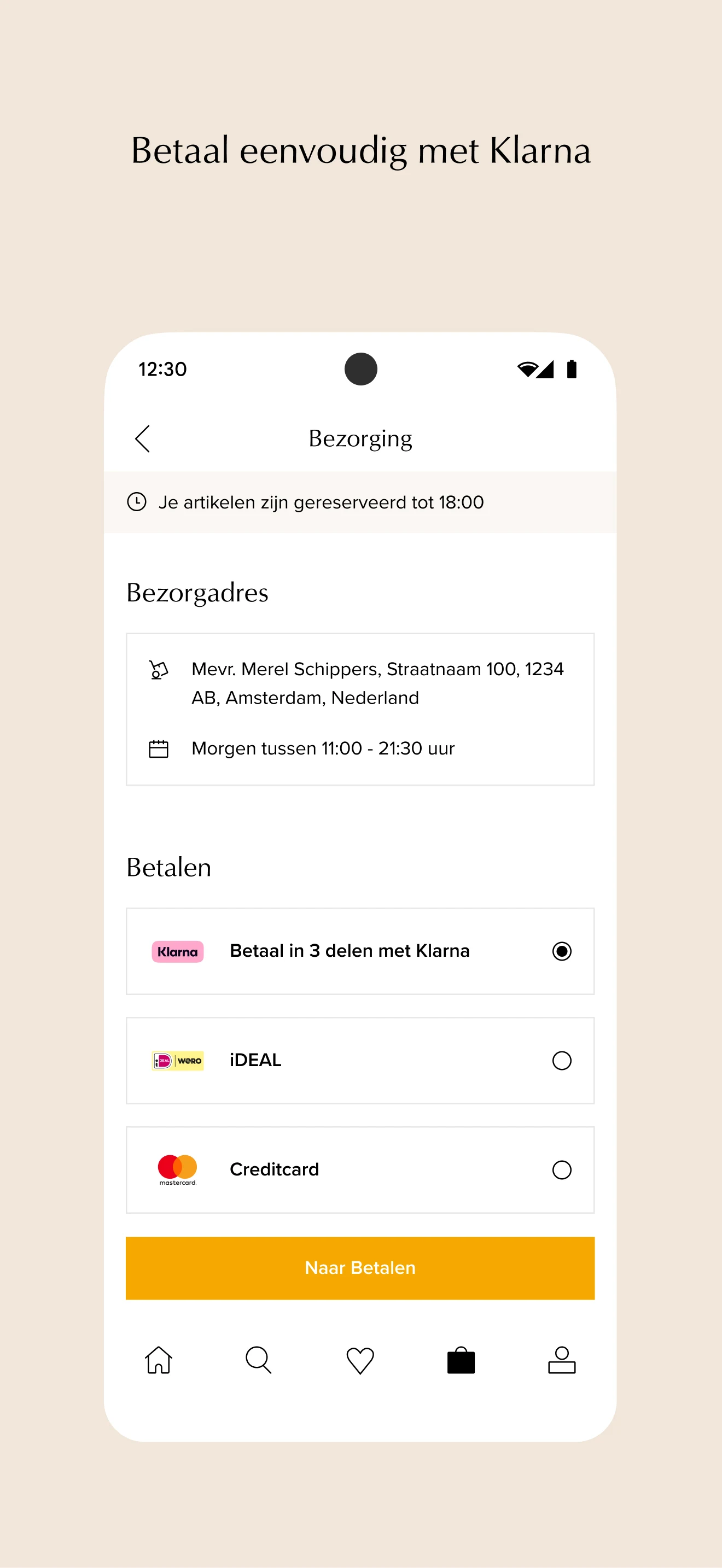 De Bijenkorf – Online shopping screenshot